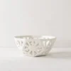 Convivial Geodesic Porcelain Fruit Bowl