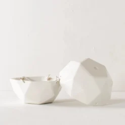 Convivial New Arrivals Geometric Porcelain Hanging Planter 8 Convivial New Arrivals Geometric Porcelain Hanging Planter