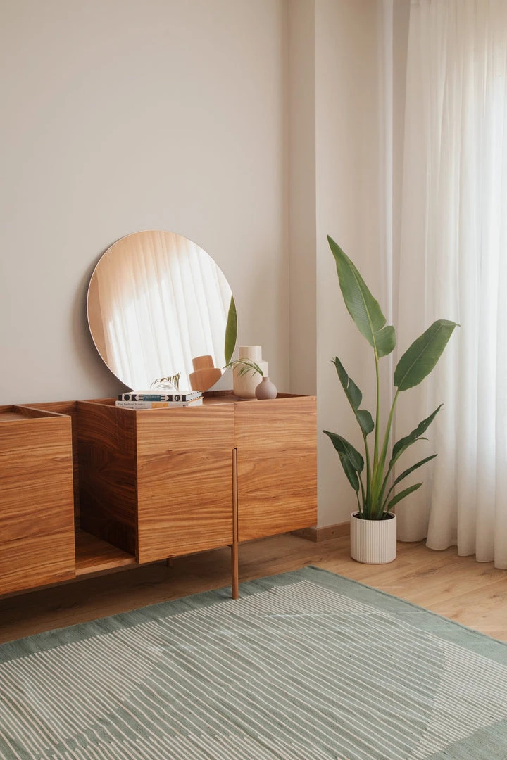 Kiliim Home Goods Mint Lotus Runner / Rug 4 Kiliim Home Goods Mint Lotus Runner / Rug