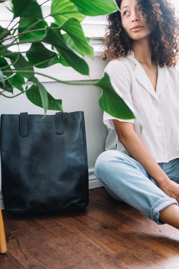 Purse & Clutch Accessories Outside Pockets Handbag - Ink Black 6 Purse & Clutch Accessories Outside Pockets Handbag - Ink Black