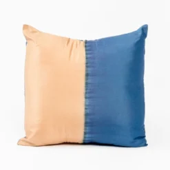 Studio Variously Aakar Silk Throw Pillow - Indigo Throw Pillows