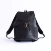 Abby Alley Handcrafted Adelaide Backpack - Black 1 Abby Alley Handcrafted Adelaide Backpack - Black