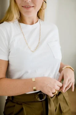 Abby Alley Best Sellers Large Amber Horn Hoops