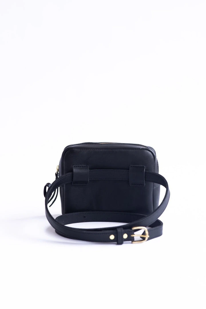 Abby Alley Handcrafted Brenda Belt Bag - Black 7 Abby Alley Handcrafted Brenda Belt Bag - Black