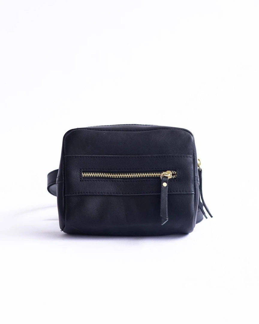 Abby Alley Handcrafted Brenda Belt Bag - Black 4 Abby Alley Handcrafted Brenda Belt Bag - Black