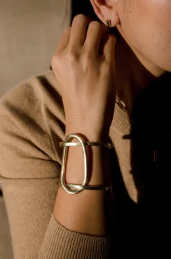 Abby Alley Crossover Cuff Bracelet Handcrafted