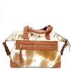 Abby Alley Ellen Handbag - Chestnut Cow Hair Handcrafted
