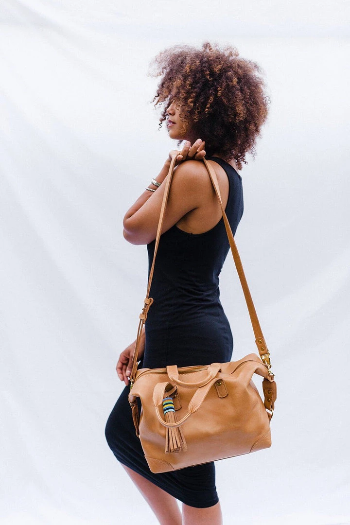 Abby Alley Ellen Handbag - Tan 5 Abby Alley Ellen Handbag - Tan