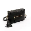 Abby Alley Essential Crossbody Bag - Black Handcrafted 2 Abby Alley Essential Crossbody Bag - Black Handcrafted