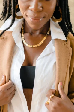 Abby Alley Flat Hoop Earrings