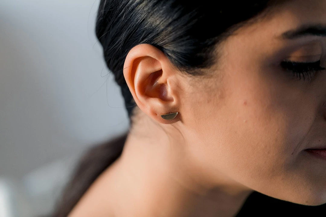 Abby Alley Half Circle Studs 6 Abby Alley Half Circle Studs