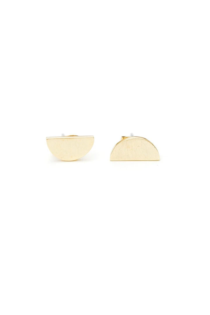 Abby Alley Half Circle Studs 3 Abby Alley Half Circle Studs