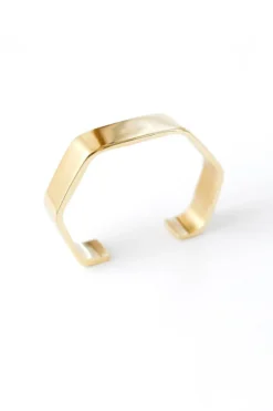 Abby Alley Hexagon Cuff Bracelet