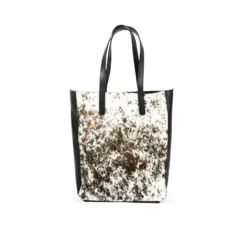 Abby Alley Joanie Tote - Black Cow Hair Handcrafted