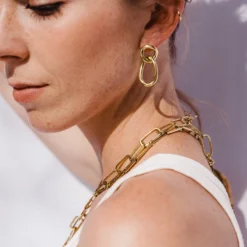 Abby Alley Linked Earrings Jewelry