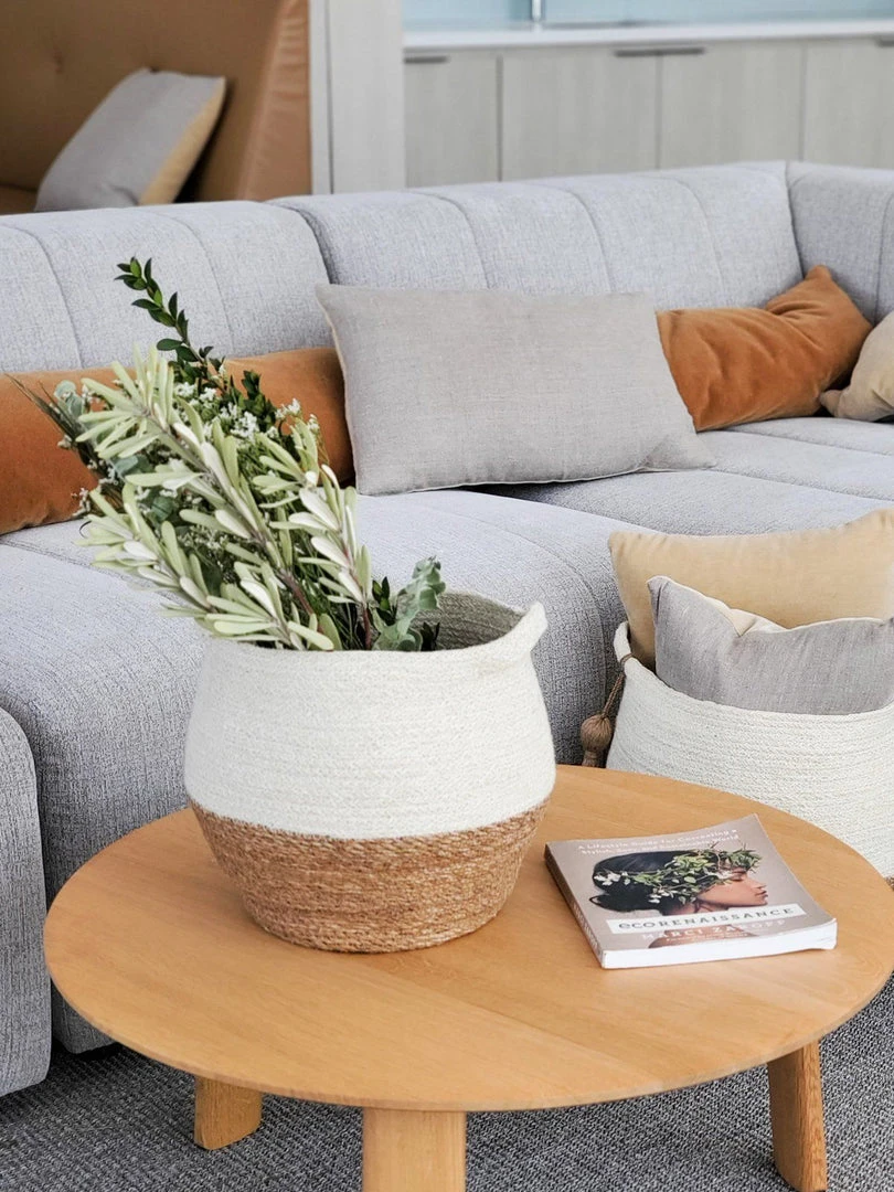 Korissa Home Goods Agora Jar Basket Set 3 Korissa Home Goods Agora Jar Basket Set