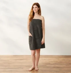 Coyuchi Air Weight Bath Wrap - Shadow