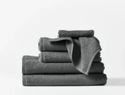 Coyuchi Home Goods Air Weight Towels - Shadow