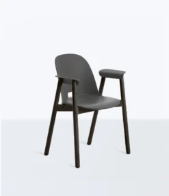 Emeco Furniture Alfi Recycled Armchair - Dark Ash