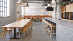 Emeco Alfi Recycled High Back Chair - Dark Ash