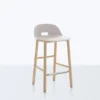 Emeco Alfi Recycled Low Back Counter Stool - Ash Furniture