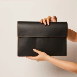 Allégorie Accessories Gala Apple Leather Tech Folio Bag