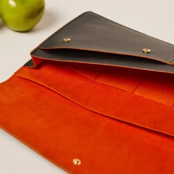 Allégorie Accessories Gala Apple Leather Tech Folio Bag