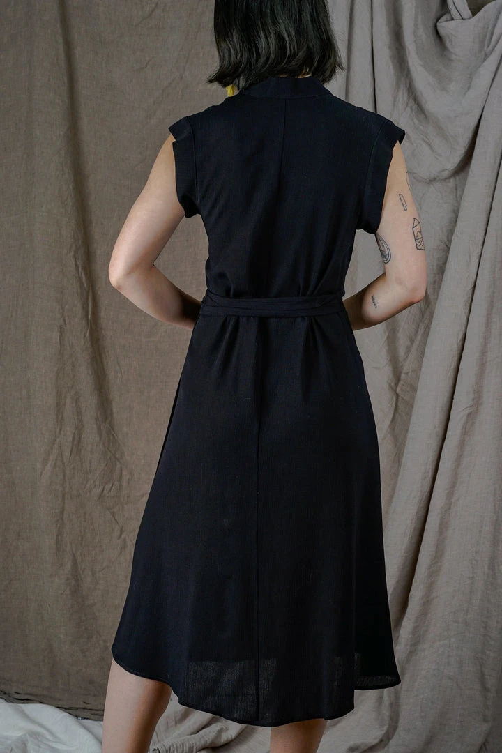 Altar Handcrafted Black Wrap Dress 6 Altar Handcrafted Black Wrap Dress