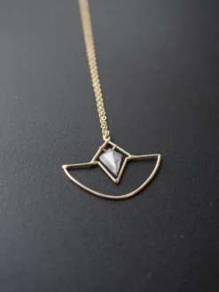 Iron Oxide Jewelry Crystal Amulet Necklace