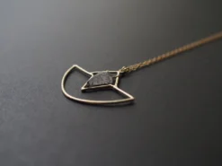 Iron Oxide Jewelry Crystal Amulet Necklace