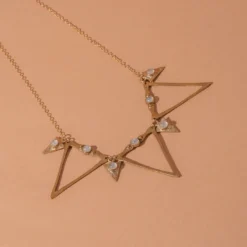 Iron Oxide Goddess Dart Collar Jewelry