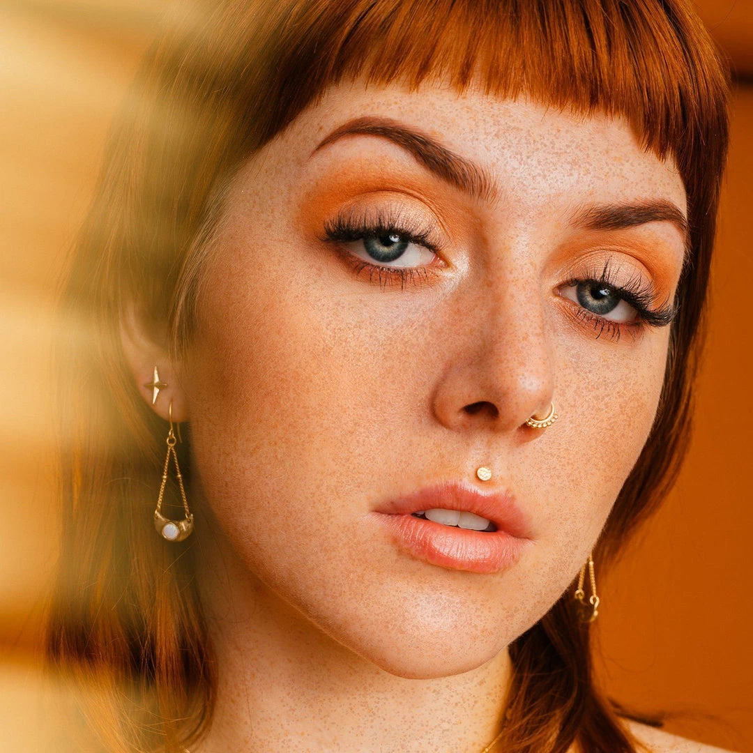 Iron Oxide Jewelry Little Lunar Earrings 5 Iron Oxide Jewelry Little Lunar Earrings