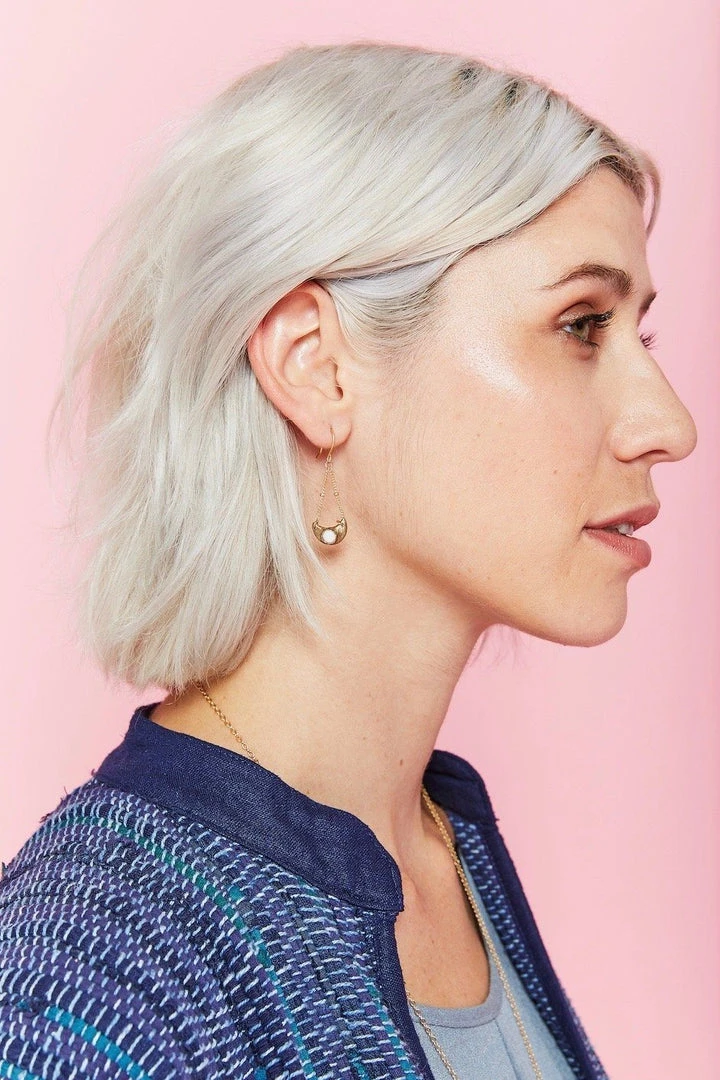 Iron Oxide Jewelry Little Lunar Earrings 4 Iron Oxide Jewelry Little Lunar Earrings