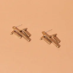 Iron Oxide Nazca Post Earrings Jewelry