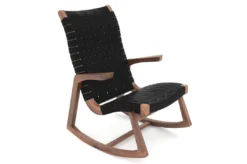 Masaya & Co. Amador Leather Rocking Chair