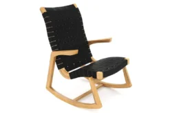 Masaya & Co. Amador Leather Rocking Chair