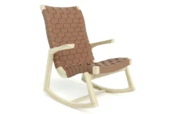 Masaya & Co. Amador Leather Rocking Chair