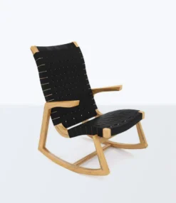 Masaya & Co. Amador Leather Rocking Chair
