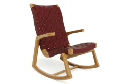 Masaya & Co. Amador Leather Rocking Chair
