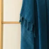Amante Marketplace Best Sellers Arete Turkish Towel / Throw Blanket - Petrol Blue