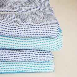 Amante Marketplace Magis Diamond Turkish Towel / Throw Blanket - Teal