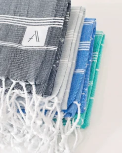 Amante Marketplace Teleios Turkish Towel - Navy