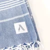 Amante Marketplace Teleios Turkish Towel - Navy 1 Amante Marketplace Teleios Turkish Towel - Navy