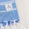 Amante Marketplace Teleios Turkish Towel - Blue Home Goods 1 Amante Marketplace Teleios Turkish Towel - Blue Home Goods