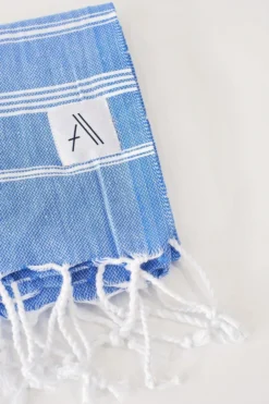 Amante Marketplace Teleios Turkish Towel - Blue Home Goods