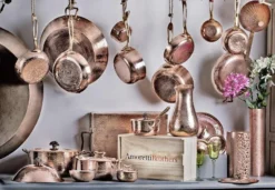 Amoretti Brothers Home Goods Recycled Copper Frying Pan