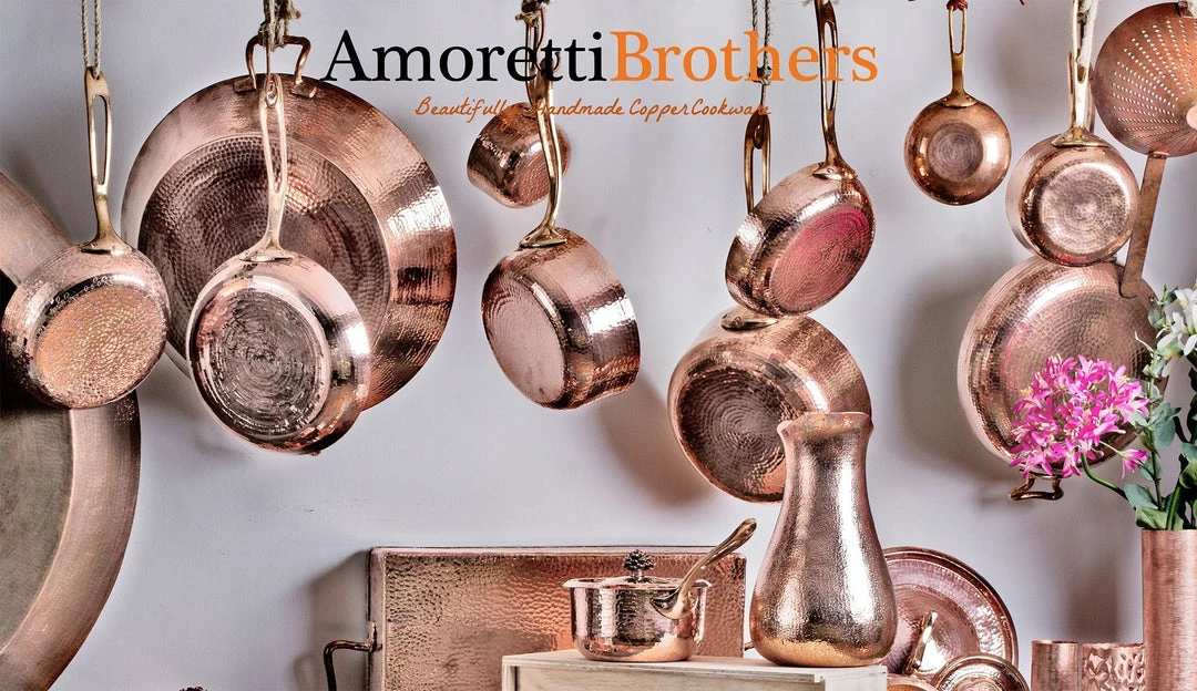 Amoretti Brothers Recycled Copper Sauce Pan - 2.8 Qt 4 Amoretti Brothers Recycled Copper Sauce Pan - 2.8 Qt