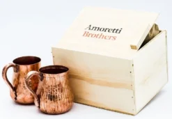 Amoretti Brothers Recycled Copper Mug Set