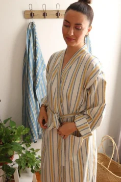 Anatolico Home Goods Elio Unisex Turkish Robe