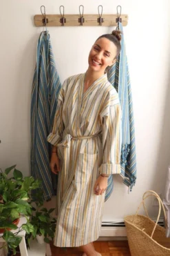 Anatolico Home Goods Elio Unisex Turkish Robe